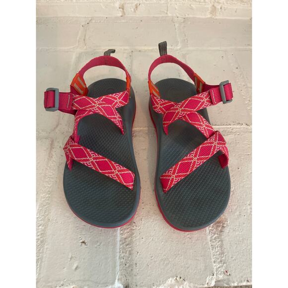 Chaco Z Cloud Strappy Pink Sandal Kids/Youth Size 5 - Picture 1 of 5